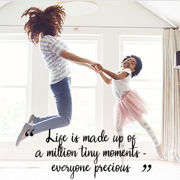 Life is made up of a million tiny moments &#8211; everyone precious