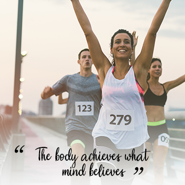 The body achieves what mind believes