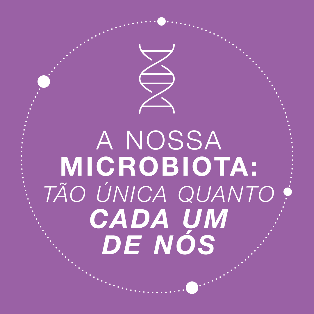 Sabia que a singularidade de cada um de nós se estende até à nossa microbiota?